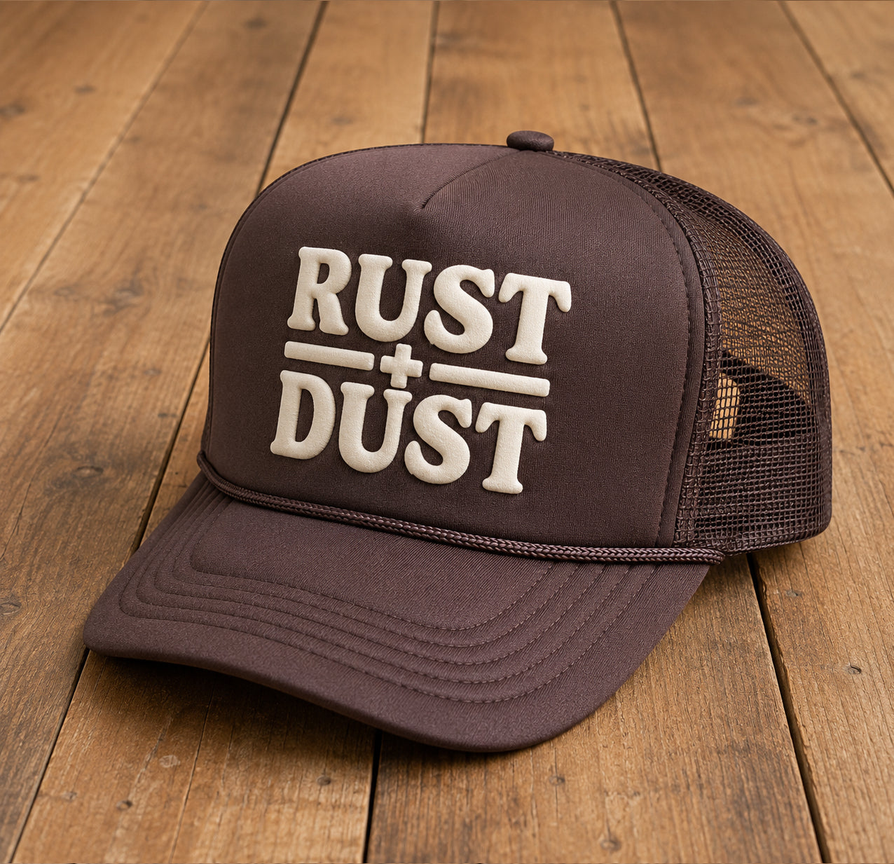 380 Trucker Hat: BROWN