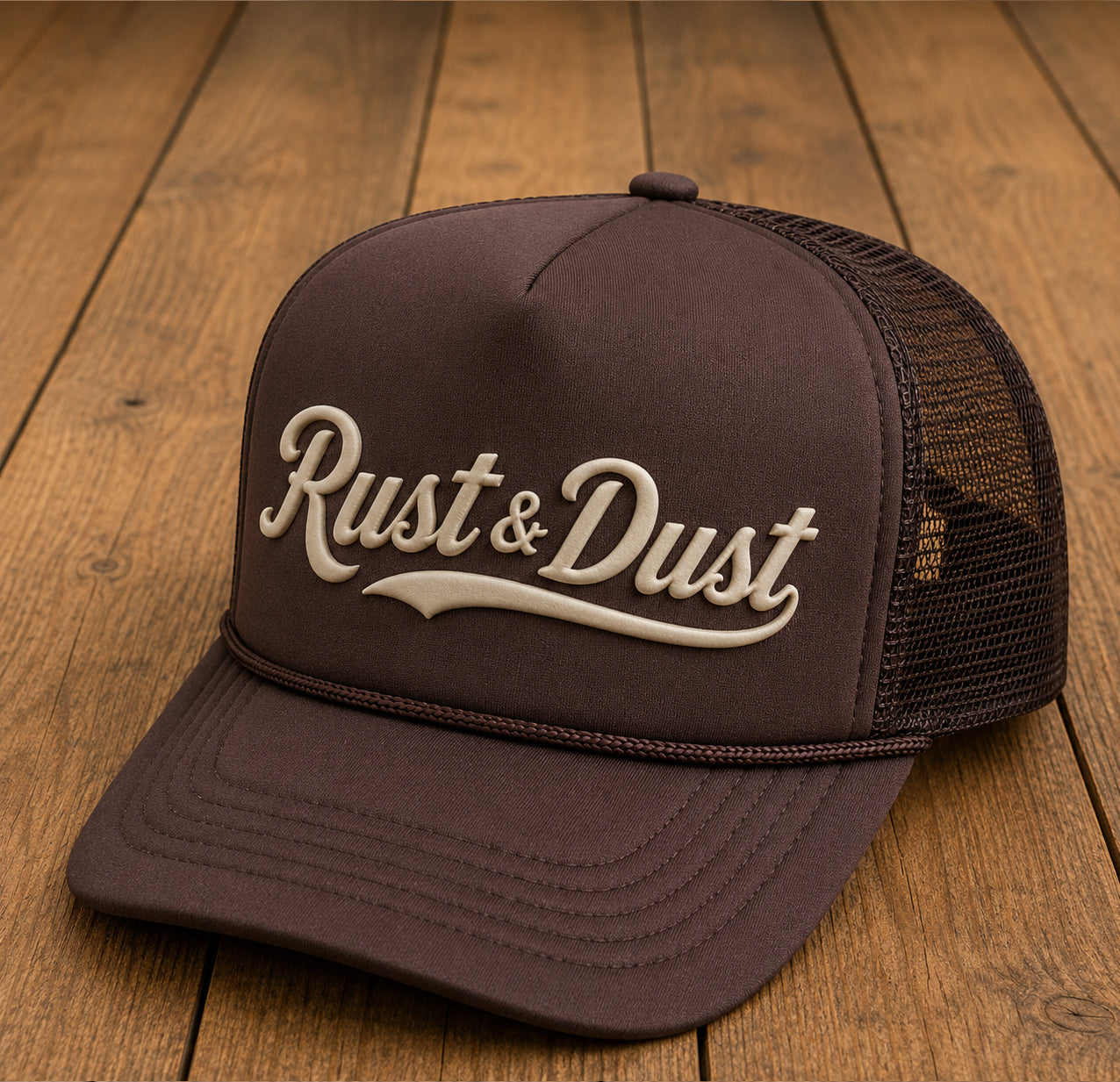 381 Trucker Hat: BROWN