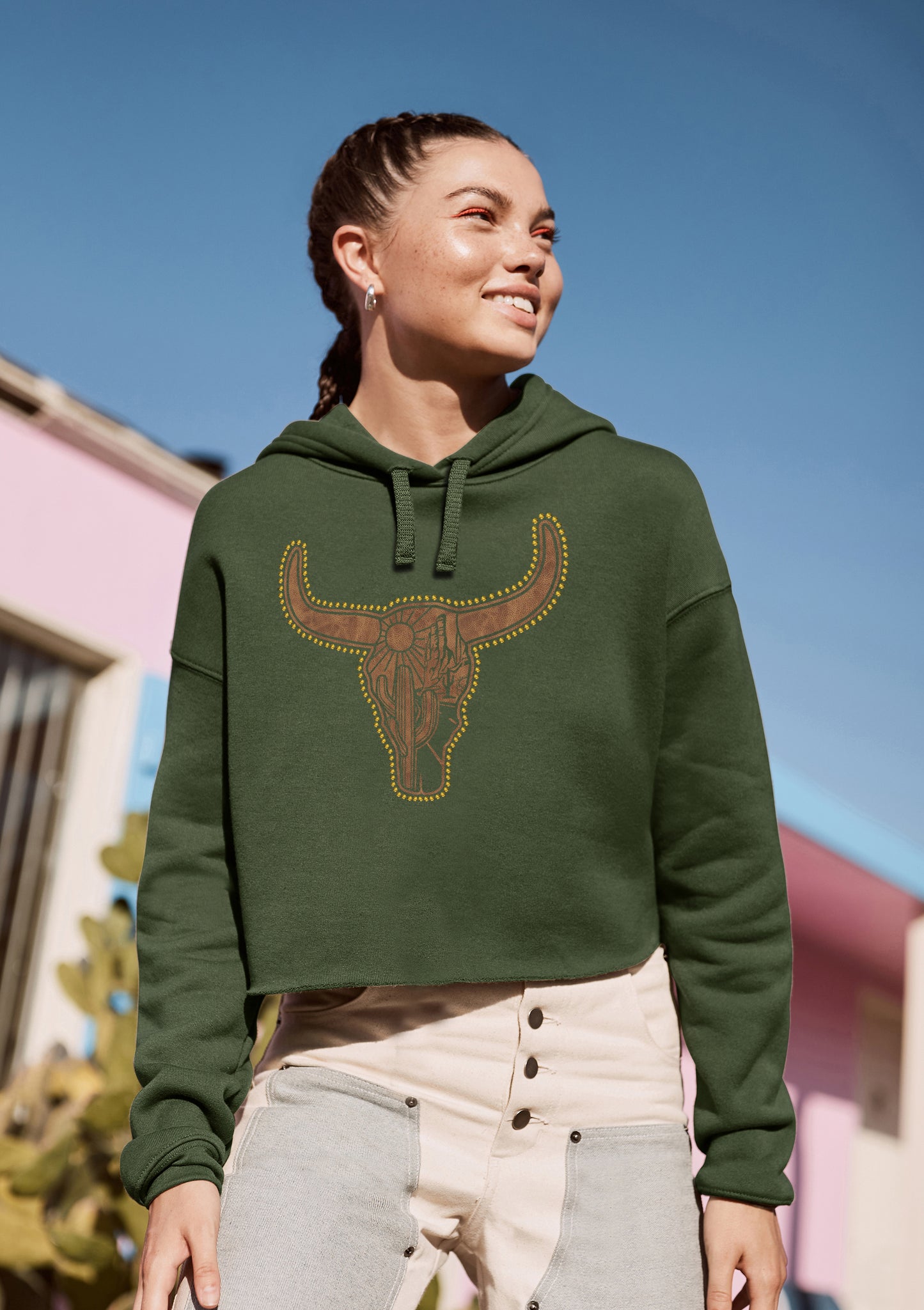 220 LANEY Crop Hoodie