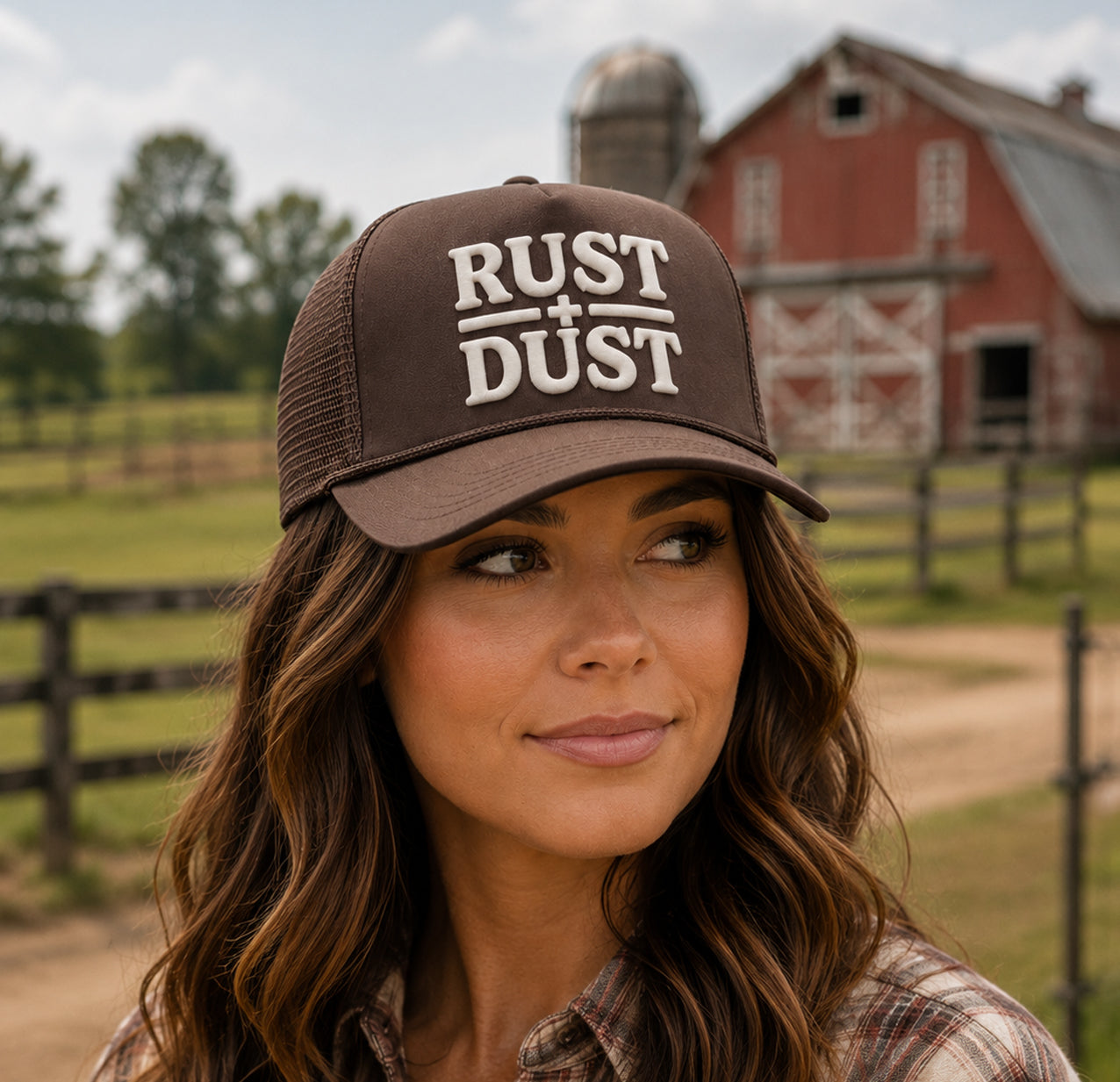 380 Trucker Hat: BROWN