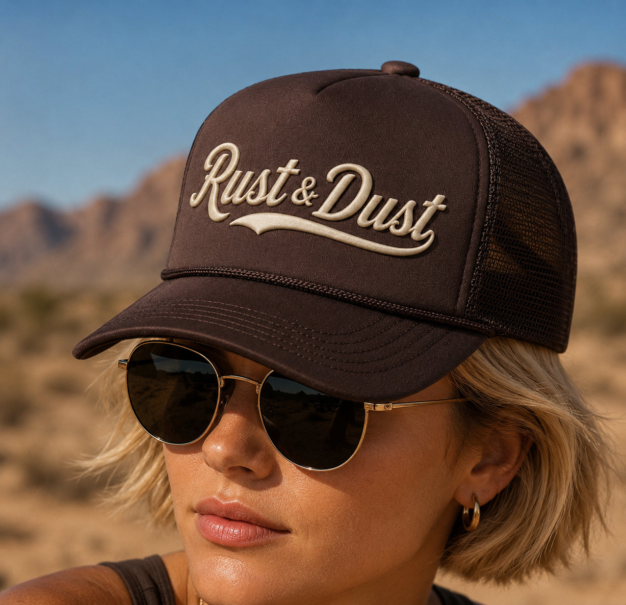 381 Trucker Hat: BROWN
