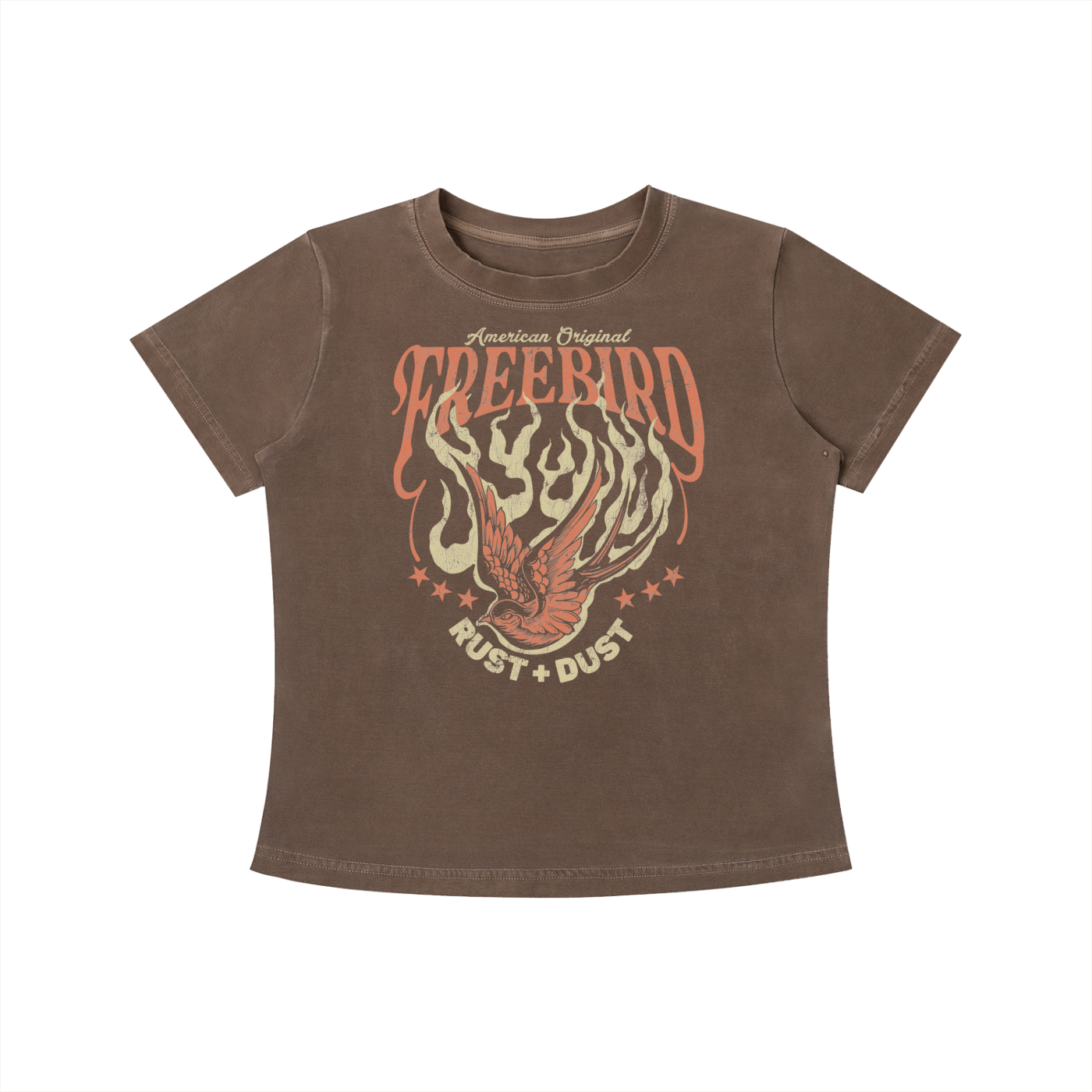 FREE BIRD  302 Vintage Wash T-shirt
