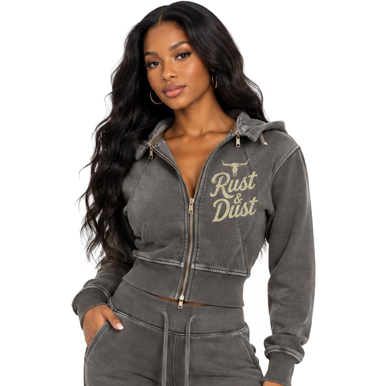 BUCKLANE 310 Vintage Cropped  Hoodie